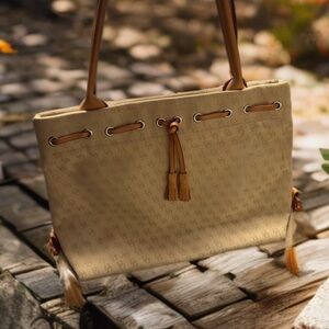 Dooney & Bourke Cream Tote Bag